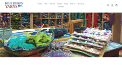 Desktop Screenshot of blueheronyarns.com